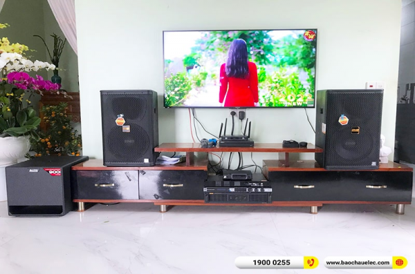 Lắp đặt dàn karaoke trị giá gần 80 triệu cho anh Hiệu tại Thái Bình (BMB CSS 1212SE, DAD 950, KX180A, TX212S, VM300, BKSound M8) 