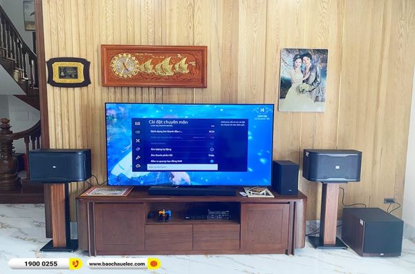 Lắp đặt dàn karaoke trị giá hơn 30 triệu cho anh Chung tại Nam Định (JBL RM210, DSP-9000 Plus, JBL A120P, BIK BJ-U100) 