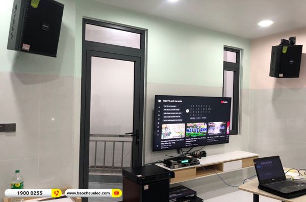 Lắp đặt dàn karaoke trị giá hơn 30 triệu cho anh Sơn ở TPHCM (Domus DP6100 Max, BIK VM 620A, BKSound KX6, BKSound SW612-C, BCE UGX12)