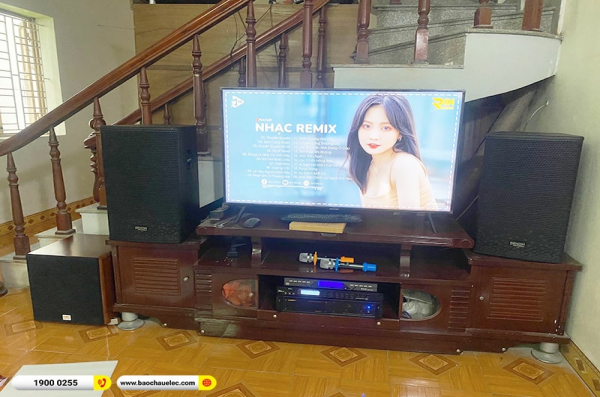 Lắp đặt dàn karaoke trị giá hơn 30 triệu cho anh Tỏa tại Hải Phòng (Denon DP-R212, VM620A, X5 Plus, SW512C, U900 Plus X) 