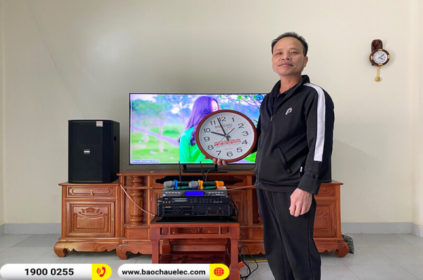Lắp đặt dàn karaoke trị giá hơn 30 triệu cho anh Vẻ ở Bắc Ninh (BIK BSP 412II, BIK VM 620A, BKSound X5 Plus, BCE U900 Plus X)