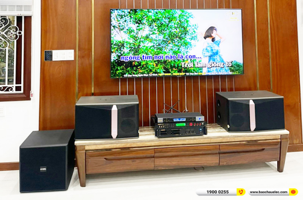 Lắp đặt dàn karaoke trị giá hơn 40 triệu cho anh Khánh tại Đà Nẵng (JBL KI512, VM630A, BPA-5600, BJ-W35, BJ-U500) 