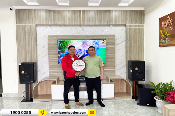 Lắp đặt dàn karaoke trị giá hơn 50 triệu cho anh Huy ở Hải Phòng (CSS 1212SE, VM 620A, BKSound X6 Luxury, SW612-B, BCE U900 Plus X)