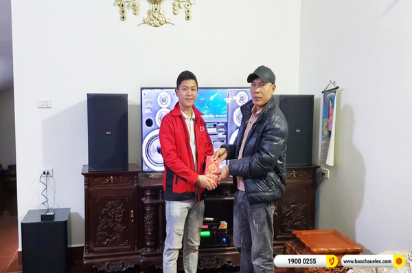 Lắp đặt dàn karaoke trị giá hơn 50 triệu cho chú Nga tại Hà Nội (Denon DN512, VM620A, BPR-5600, SW612B, BJ-U600) 