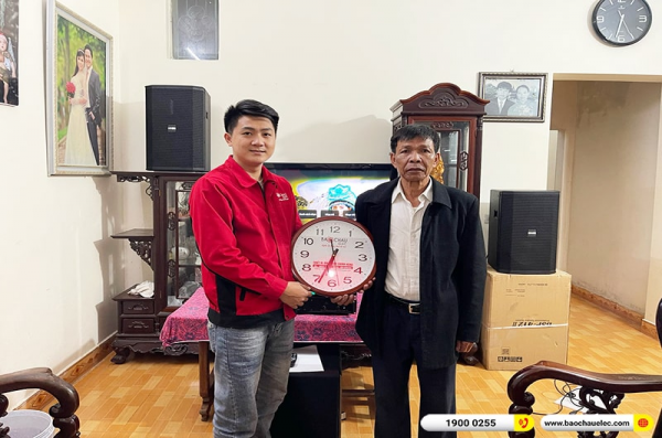 Lắp đặt dàn karaoke trị giá khoảng 40 triệu cho anh Hưng tại Ninh Bình (BIK BSP 412II, VM620A, BPR-5600, SW512B, BJ-U500) 