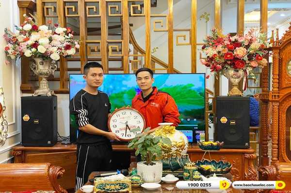 Lắp đặt dàn karaoke trị giá khoảng 50 triệu cho anh Hiệp tại Hà Nội (BMB CSS 1210SE, VM620A, BPR-5600, BJ-W25, BJ-U500) 