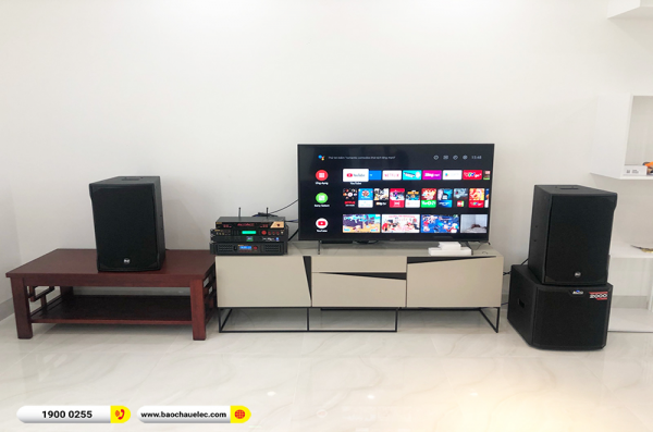 Lắp đặt dàn karaoke trị giá khoảng 70 triệu cho anh Hà tại Đà Nẵng (RCF EMAX 3112 MK2, BPA-6200, BPR-5600, TS312S, BJ-U600,…) 