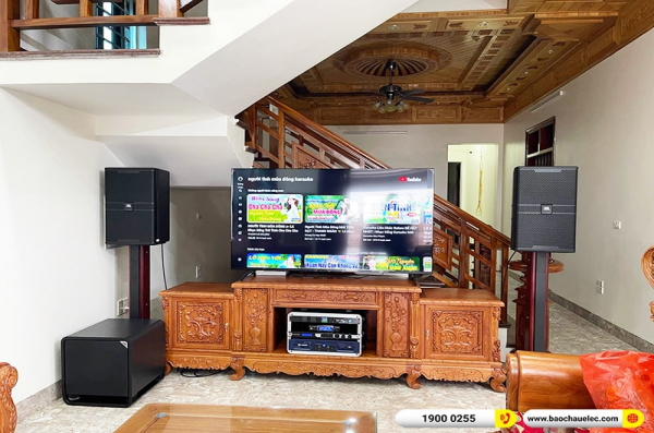 Lắp đặt dàn karaoke trị giá khoảng 90 triệu cho anh Điệp tại Hưng Yên (JBL KP4012 G2, Crown T7, KX180A, HTS12, JBL VM300) 