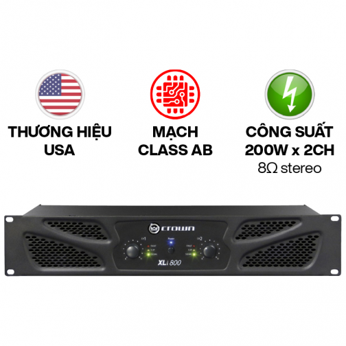 Cục đẩy Crown XLi 800