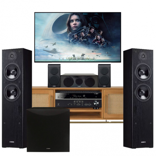 Dàn âm thanh 5.1 xem phim nghe nhạc 01 (Yamaha NS-F71+ Yamaha NS-P150+ Yamaha NS-SW100+ Yamaha RX-V385)