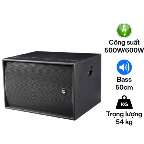 Loa Sub Hơi Bass 50cm Cat King LA18B (Sub đơn, 500W/600W)