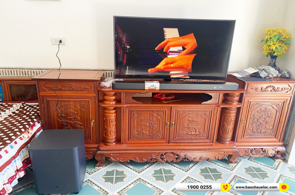 Lắp đặt bộ loa Soundbar JBL Bar 5.1 Surround cho gia đình anh Cường tại Hà Nam 