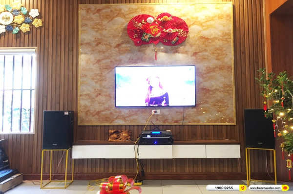 Lắp đặt dàn karaoke trị giá gần 30 triệu cho anh Đương tại Bắc Ninh (Denon DP-R212, APP MZ106, DSP-9000 Plus, U900 Plus X) 