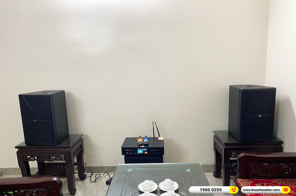Lắp đặt dàn karaoke trị giá gần 30 triệu cho anh Thịnh tại Nam Định (Alto AT2000II, BKSound DKA 8500, SW612C) 