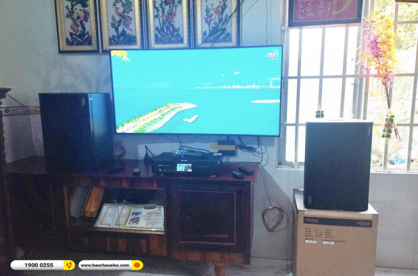Lắp đặt dàn karaoke trị giá gần 30 triệu cho chị Phượng tại Đồng Nai (Denon DP-R312, BKSound DKA 8500) 