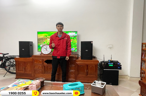 Lắp đặt dàn karaoke trị giá gần 40 triệu cho anh Đạo ở Hà Nội (BSP 410II, VM 620A, BPR-5600, BJ-W25A, BIK BJ-U500)