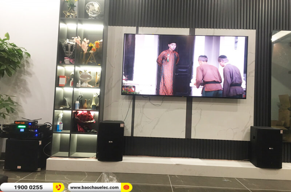 Lắp đặt dàn karaoke trị giá gần 40 triệu cho anh Nam ở Bắc Ninh (BIK BSP 410II, VM 420A, BPR-5600, SW512-B, BJ-U100, BKSound M8)