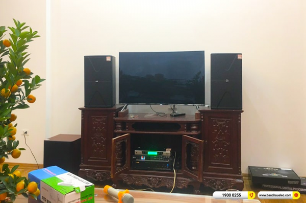 Lắp đặt dàn karaoke trị giá gần 40 triệu cho chú Hoài tại Bắc Giang (Alto AT2000II, VM640A, DSP-9000 Plus, SW612C, UGX12) 