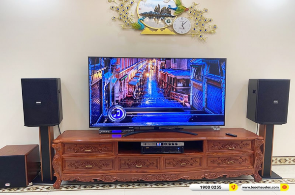 Lắp đặt dàn karaoke trị giá gần 40 triệu cho cô Hòa tại Hải Phòng (BIK BSP 412II, VM620A, BKSound KX6, SW512C, U900 Plus X)