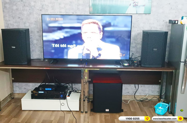 Lắp đặt dàn karaoke trị giá gần 50 triệu cho anh Tiến tại Hà Nội (Denon DN510, BIK VM620A, BPR-8500, SW612C, JBL VM200) 