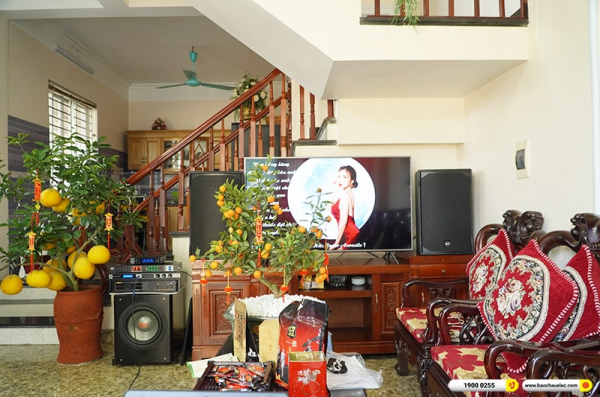 Lắp đặt dàn karaoke trị giá gần 70 triệu cho chú Thi tại Hà Nội (RCF EMAX 3112 MK2, VM820A, KX180A, SW612C, JBL VM200)