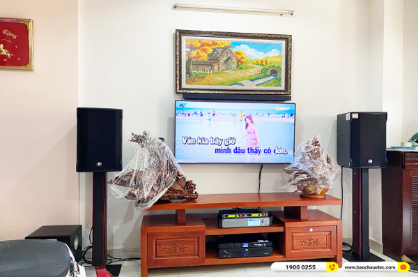 Lắp đặt dàn karaoke trị giá hơn 100 triệu cho anh Hoàng tại TPHCM (RCF CMAX 4112, IPS3700, K9900II Luxury, BCE VIP6000) 