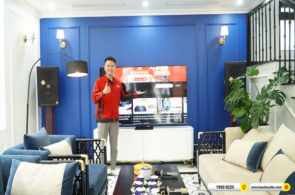 Lắp đặt dàn karaoke trị giá hơn 110 triệu cho anh Long tại Hà Nội (BMB CSS 1212SE, BMB DAD950, BMB KSP50, RCF 702ASII, WB-5000) 