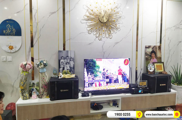 Lắp đặt dàn karaoke trị giá hơn 20 triệu cho anh Minh ở Hà Nội (BIK BJ-S968, BKSound DKA 8500)