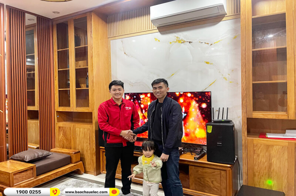 Lắp đặt dàn karaoke trị giá hơn 30 triệu cho anh Sơn ở Hà Nội (Domus DP6100 Max, VM 420A, BPR-5600, BKSound SW512-B, BIK BJ-U500)