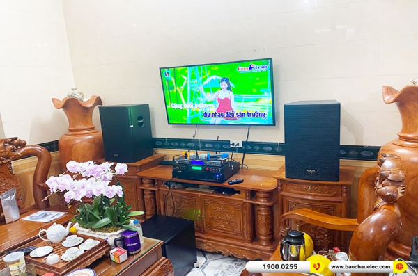 Lắp đặt dàn karaoke trị giá hơn 30 triệu cho anh Trung tại Hải Phòng (Denon DP-R212, VM620A, X5 Plus, SW512B, U900 Plus X) 