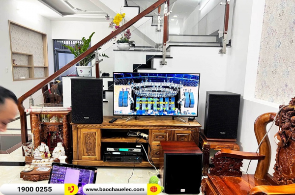 Lắp đặt dàn karaoke trị giá hơn 35 triệu cho anh Ánh ở TPHCM (Denon DP-R212, BIK VM 620A, BKSound X5 Plus, BKSound SW612-C, BCE UGX12)