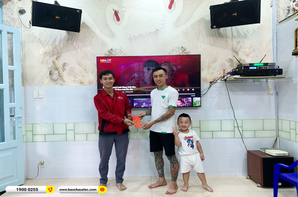 Lắp đặt dàn karaoke trị giá hơn 40 triệu cho anh Hậu tại TPHCM (BMB CSS 1210SE, VM620A, X6 Luxury, SW512C, UGX12 Luxury) 