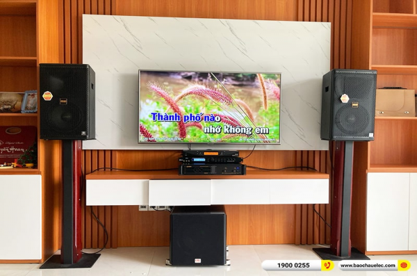 Lắp đặt dàn karaoke trị giá hơn 40 triệu cho anh Thiện tại TPHCM (BMB CSS 1210SE, VM620A, BKSound X5 Plus, SW512B, UGX12 Plus) 