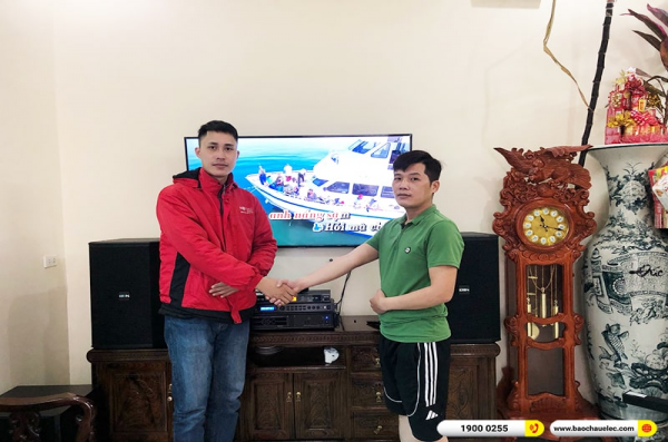 Lắp đặt dàn karaoke trị giá hơn 40 triệu cho anh Thường tại Vĩnh Phúc (BIK BSP 412II, VM620A, BPR-8500, SW612B, BBS W500) 