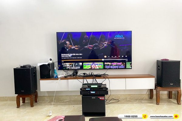 Lắp đặt dàn karaoke trị giá hơn 40 triệu cho chị Trang tại Thái Bình (Denon DP-R212, BPA-6200, BPR-8500, TX212S, BCE UGX12) 