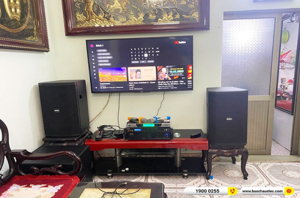 Lắp đặt dàn karaoke trị giá hơn 40 triệu cho chú Phẳng tại Hải Phòng (BIK BSP 412II, VM620A, BPR-8500, BIK BJ-W30, BCE UGX12) 