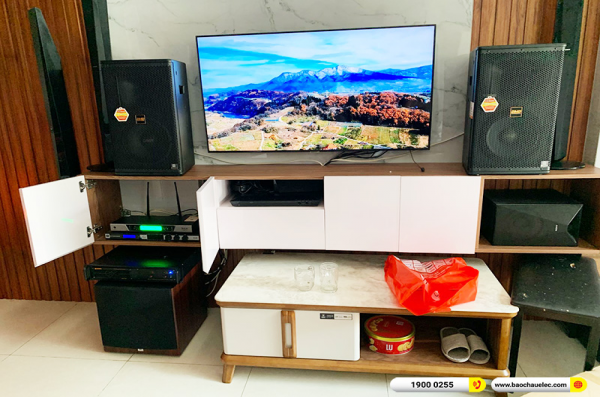 Lắp đặt dàn karaoke trị giá hơn 50 triệu cho anh Cảnh tại TPHCM (BMB CSS 1210SE, VM620A, KX180A, JBL A120P, BCE UGX12)