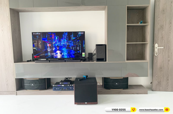 Lắp đặt dàn karaoke trị giá hơn 50 triệu cho anh Trí tại TPHCM (JBL Pasion 10, Crown T3, KX180A, JBL A120P, JBL VM200) 