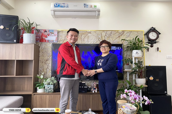 Lắp đặt dàn karaoke trị giá hơn 50 triệu cho chị Hạnh tại Hà Nội (BMB CSS 1210SE, APP MZ-86, KX180A, BJ-W25A, UGX12 Plus) 