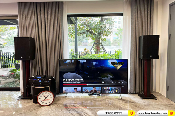 Lắp đặt dàn karaoke trị giá khoảng 115 triệu cho anh Son ở Bắc Ninh (RCF C MAX 4112, IPS 3700, KX180A, Pasion 12SP, VM300, BKSound M8)