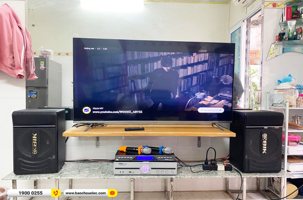 Lắp đặt dàn karaoke trị giá khoảng 20 triệu cho anh Hiếu tại Hải Phòng (BIK BJ-S886, BKSound DP4500, U900 Plus X)