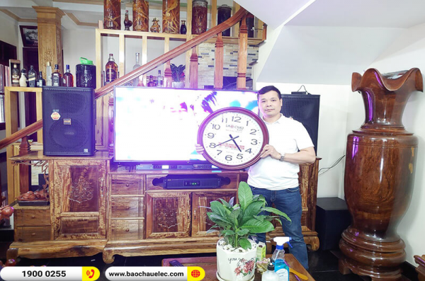 Lắp đặt dàn karaoke trị giá khoảng 75 triệu cho anh Công ở Thanh Hóa (BMB CSS 1210SE, DAD 950, KSP 50, BIK BJ-W25A, BMB WB-5000)