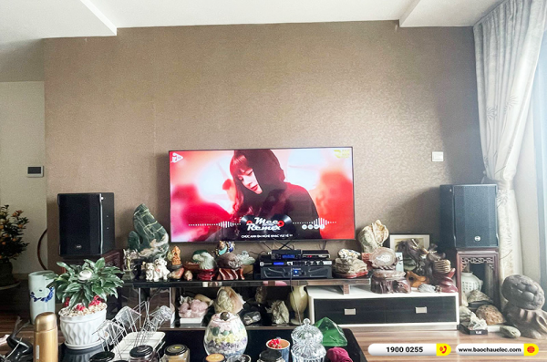 Lắp đặt dàn karaoke trị giá khoảng 80 triệu cho chú Cường tại Hà Nội (RCF CMAX 4110, Crown Xli2500, KX180A, JBL VM200) 