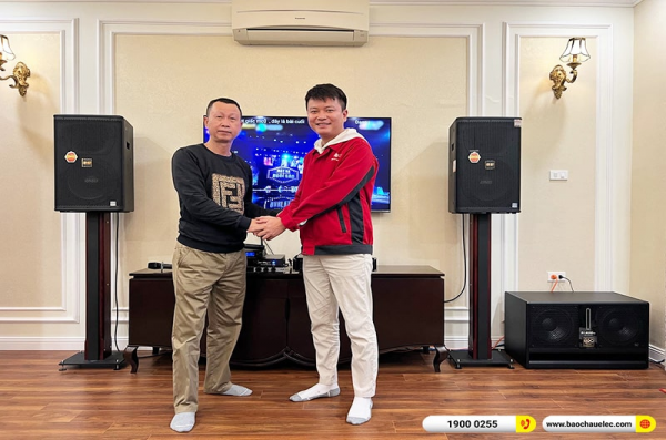 Lắp đặt dàn karaoke trị giá khoảng 90 triệu cho cô Hạnh tại Hà Nội (BMB CSS 1212SE, VM830A, KX180A, BJ-W66 Plus, VM200,…) 
