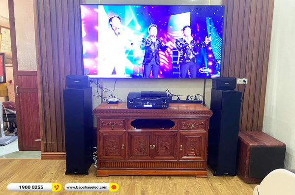 Lắp đặt dàn nghe nhạc trị giá hơn 20 triệu cho anh Chung tại Ninh Bình (Klipsch Synergy Black Label F200, JBL RMA-330A)