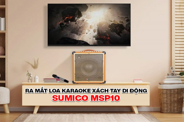 Ra mắt Loa karaoke xách tay di động Sumico MSP10