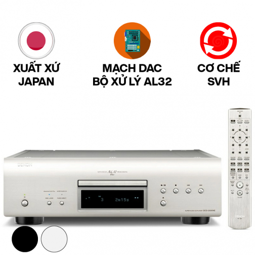 Đầu CD Denon DCD-2500NE (Optical, Coaxial, Hỗ trợ CD, CD-R/RW, SA-CD, Made in Japan)