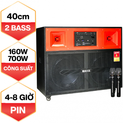 Loa kéo Bluzek BZ152G (2 bass 40cm)