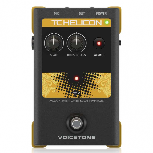 Bộ xử lý giọng hát TC HELICON VOICETONE T1 Adaptive Tone
