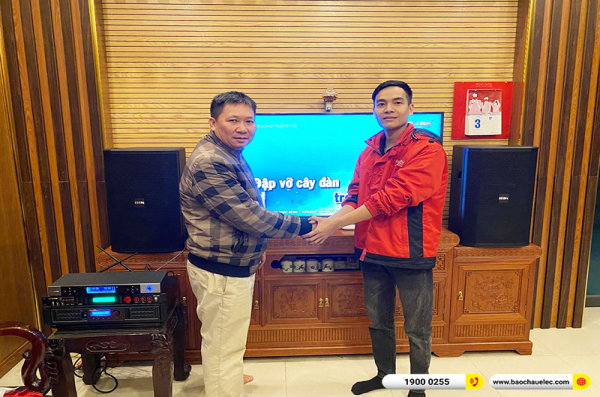 Lắp đặt dàn karaoke trị giá gần 40 triệu cho anh Bằng tại Hà Nội (BIK BSP 412II, BPA-6200, BPR-5600, BIK BJ-U500) 